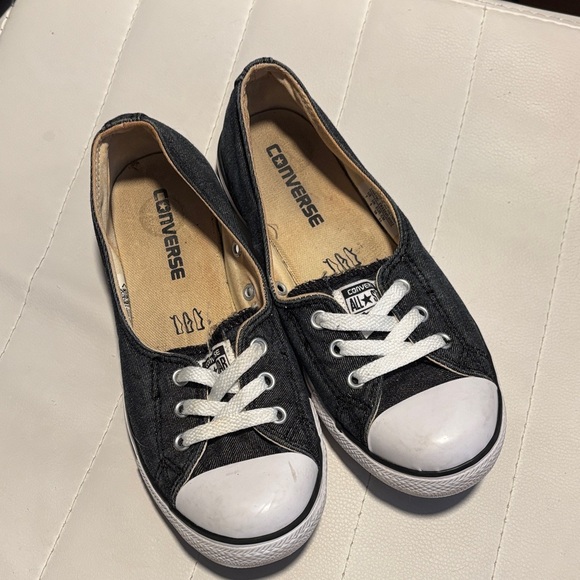 Converse Shoes - Converse Chuck Taylor All Star Ballet Lace sneakers in gray denim